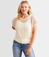 Daytrip Open Stitch Top