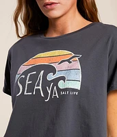Sea Ya Cropped T-Shirt