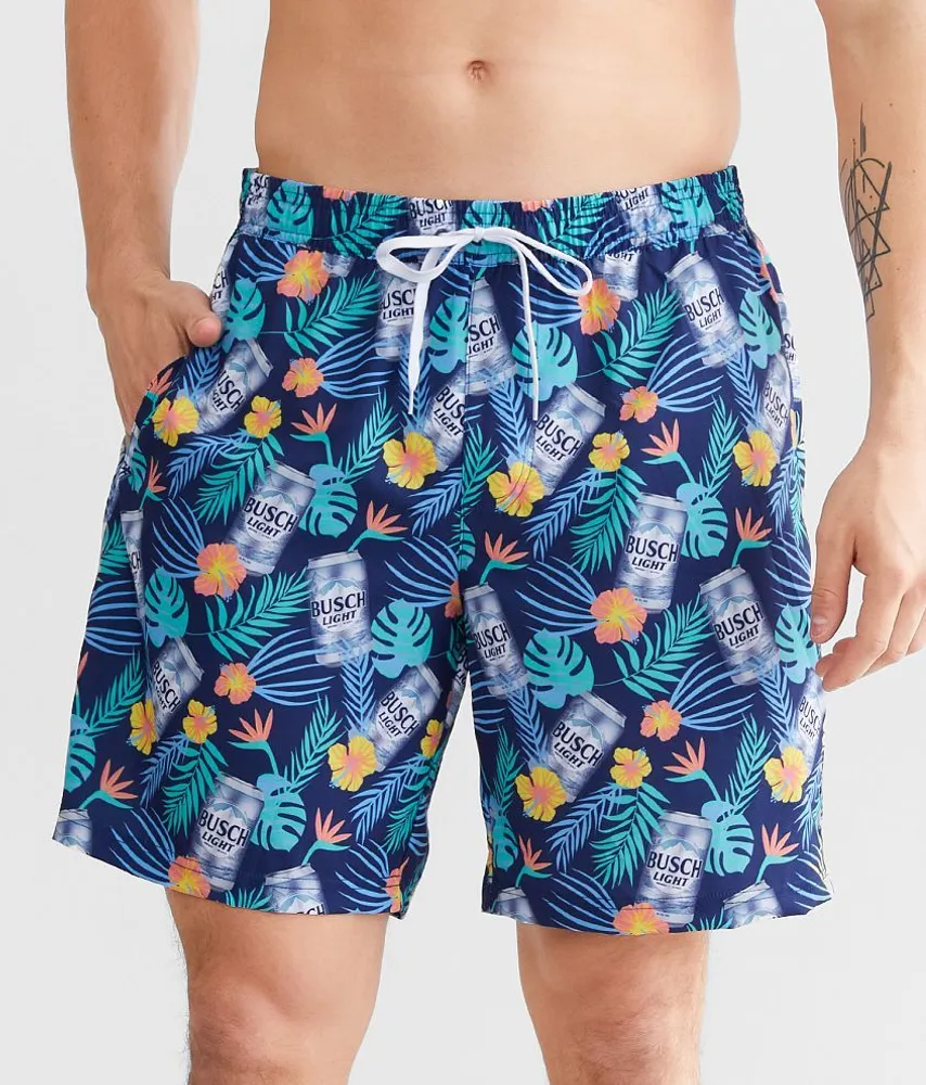 Tipsy Elves Busch Light Stretch Swim Trunks