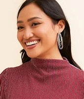 Metallic Stripe Top
