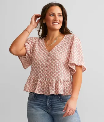 Daytrip Embroidered Floral Top