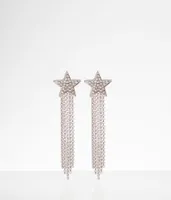 boutique by BKE Star Fringe Earring