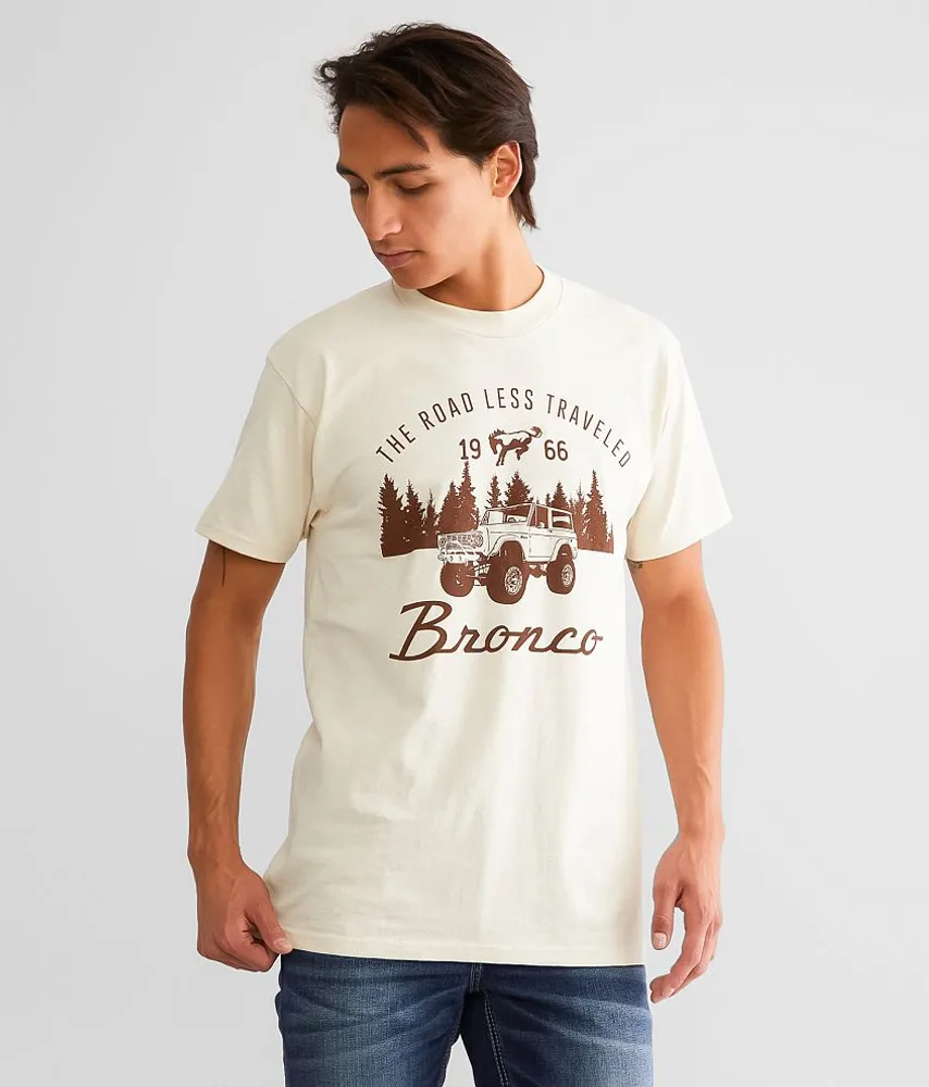 tee luv Bronco The Road Less Traveled T-Shirt