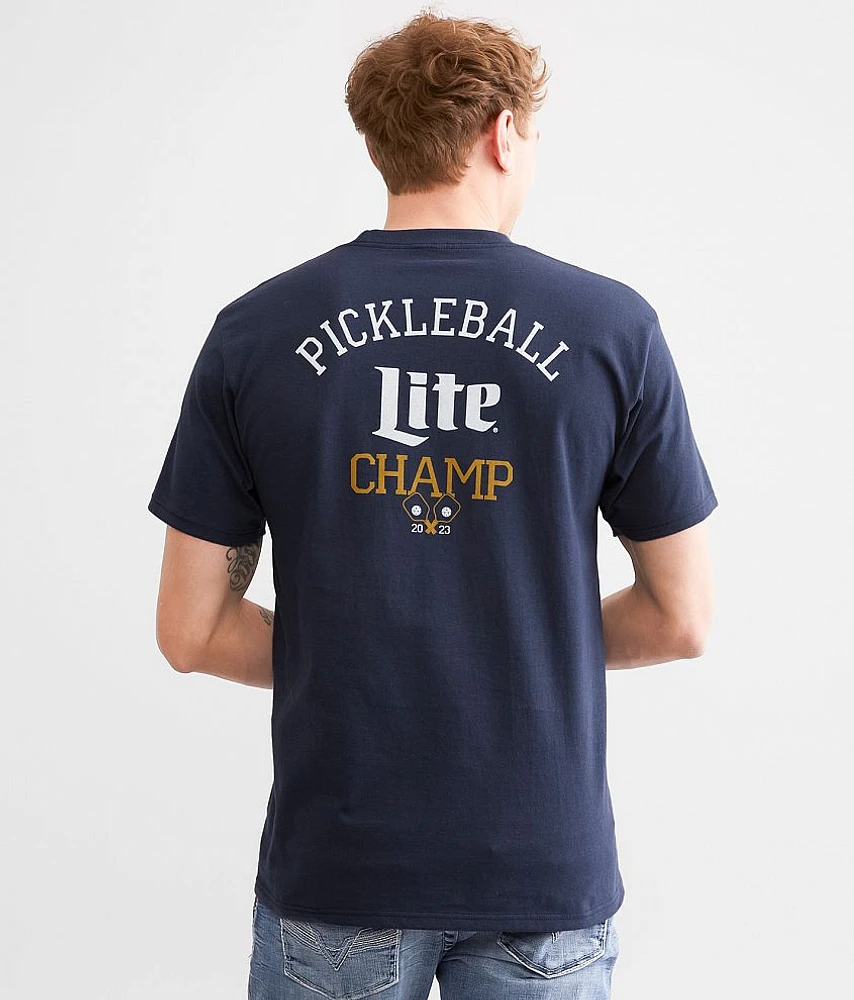 tee luv Miller Lite Pickleball Champ T-Shirt