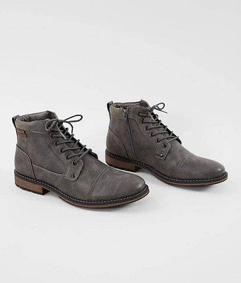 Clay Distressed Faux Leather Boot