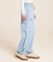 Cropped Wide Leg Striped Pant