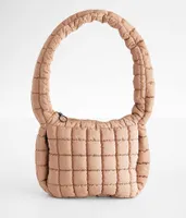 Street Level Quilted Nylon Purse