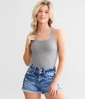 BKE core Waffle Knit Bodysuit