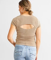 Slinky Cut-Out Top