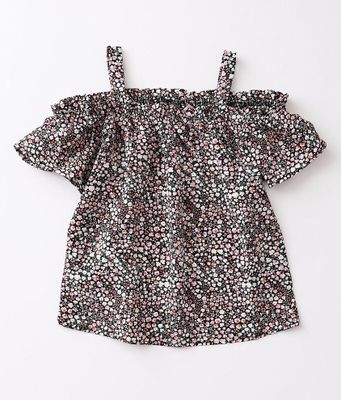 Girls - Willow & Root Cold Shoulder Top