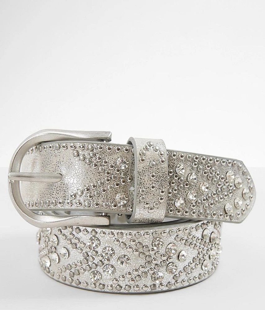 Metallic Chevron Belt