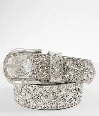 Metallic Chevron Belt