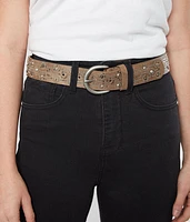 Circular Studded Glitz Belt