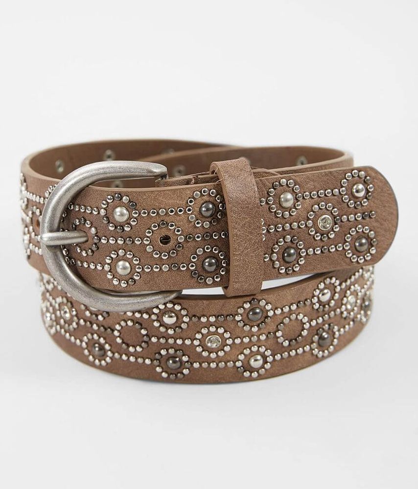 BKE Circular Studded Glitz Belt