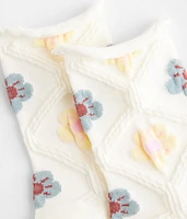Floral Crew Socks