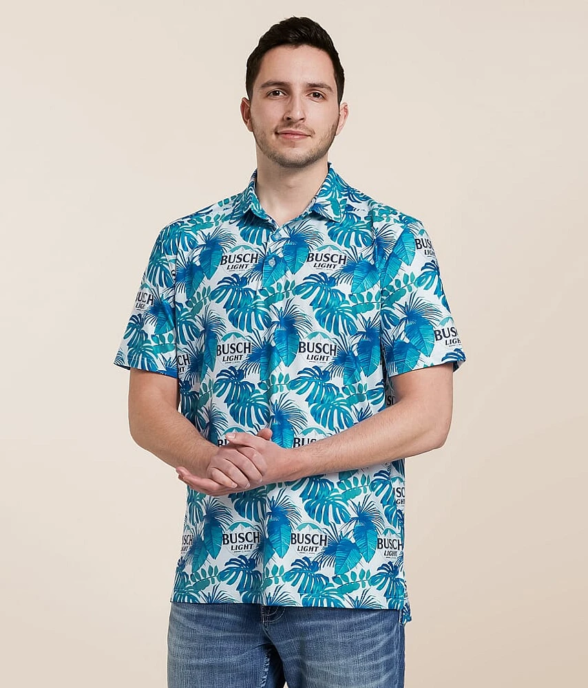 Busch Light® Floral Polo