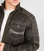 Antique Faux Leather Jacket