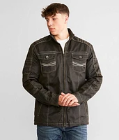Antique Faux Leather Jacket