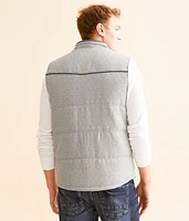 Marled Woven Vest
