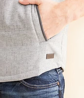 Marled Woven Vest