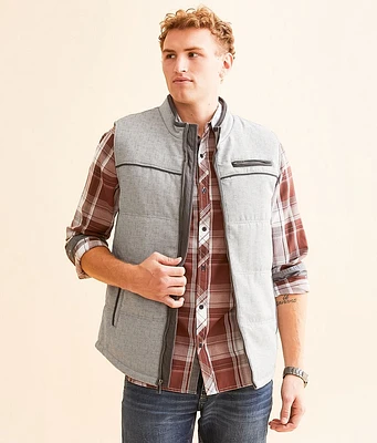 Marled Woven Vest