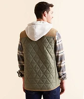 Color Block Hooded Vest