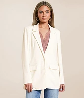Double Button Knit Blazer