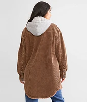 Hooded Corduroy Jacket