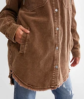 Hooded Corduroy Jacket