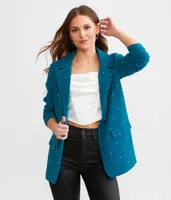 Willow & Root Rhinestone Blazer