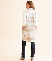 Plaid Tunic Vest