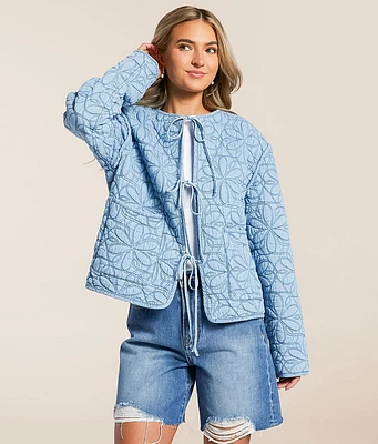 Quilted Chambray Jacket