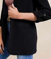 Knit Flyaway Blazer