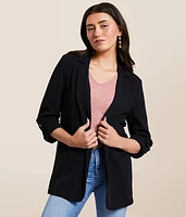 Knit Flyaway Blazer