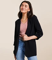 Knit Flyaway Blazer