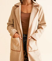 Whipstitch Trench Coat