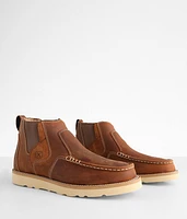 Double Gore Chelsea Leather Boot