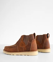 Double Gore Chelsea Leather Boot