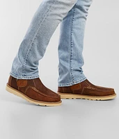 Double Gore Chelsea Leather Boot