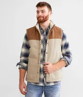 Departwest Color Block Canvas Vest