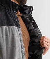 Color Block Canvas Vest