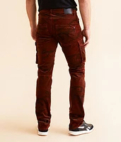 Slim Straight Camo Corduroy Stretch Jean