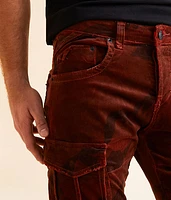 Slim Straight Camo Corduroy Stretch Jean