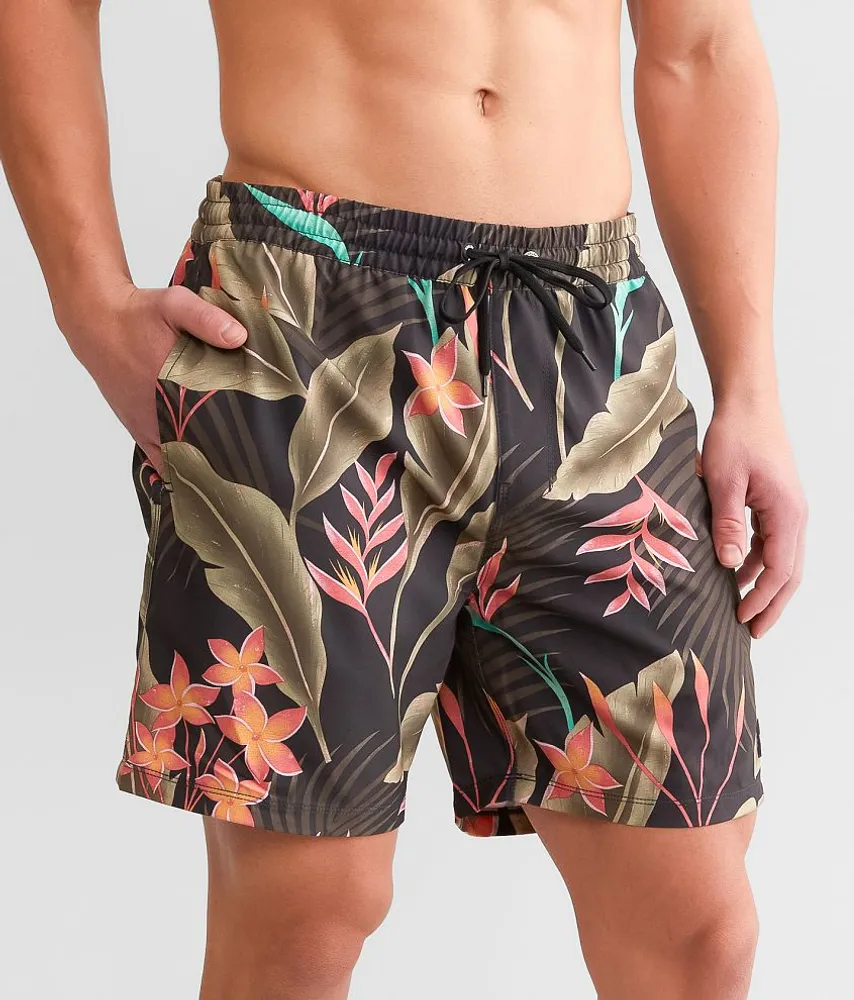 Hurley Cannonball Volley Stretch Swim Trunks