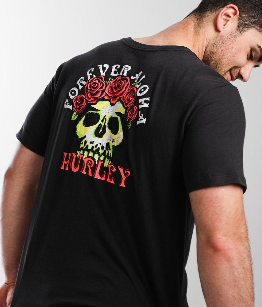 Hurley Skull Flowers T-Shirt