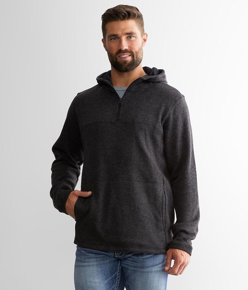 Hurley Beckett Quarter Zip Hooded Sweatshirt