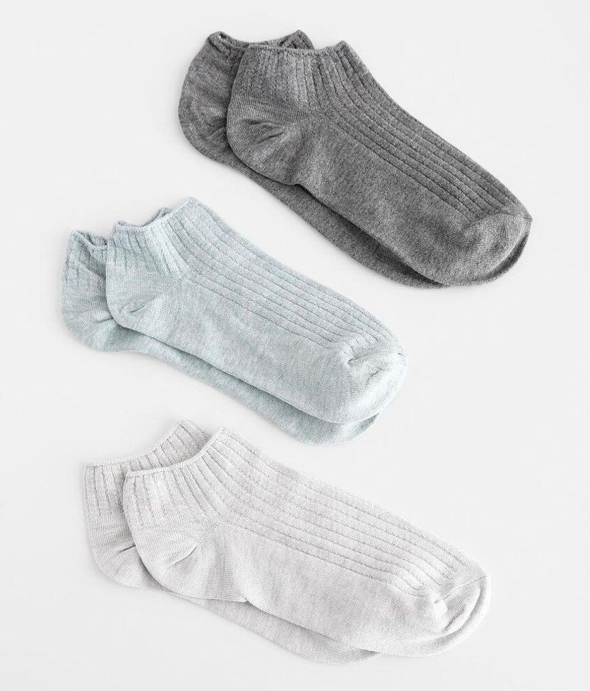 Lemon 3 Pack Liquid Ankle Socks