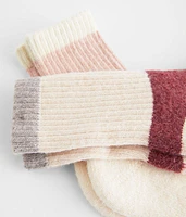 2 Pack Ribbed Sweater Socks