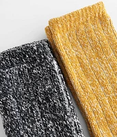 2 Pack Sweater Knit Socks
