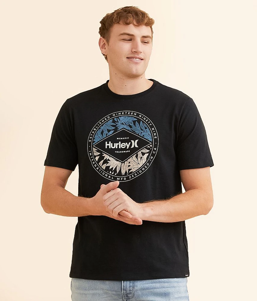 Hurley Everyday Leafy Split T-Shirt